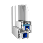 Okna PCV - system Brügmann bluEvolution